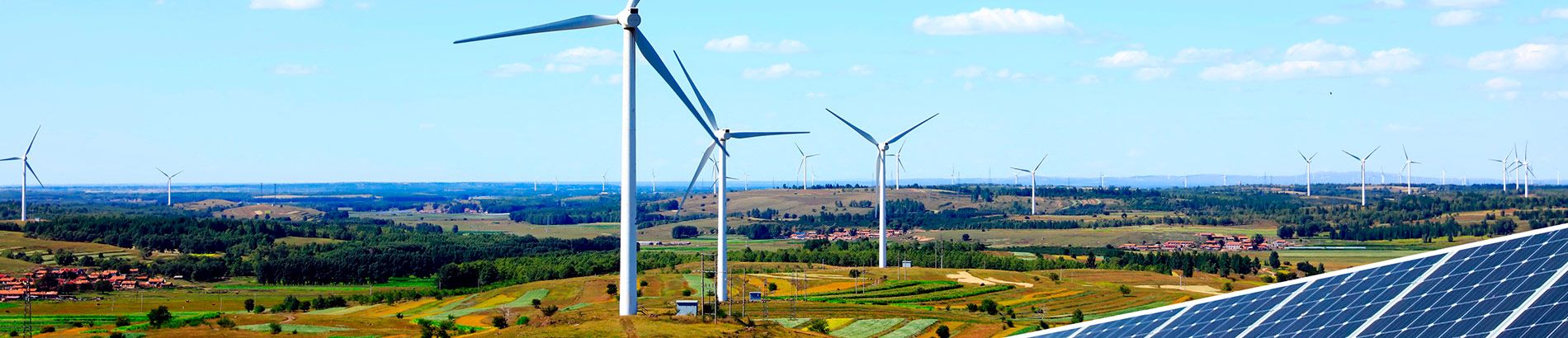 Imagem com dois exemplos de tendência do setor energético